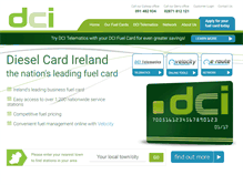 Tablet Screenshot of dcicard.ie